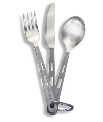 Optimus 3-Piece Titanium Cutlery Set