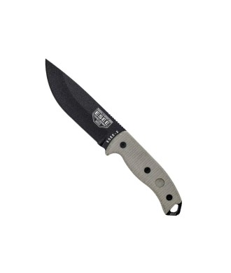 ESEE-5 Fixed Blade Knife Black Blade