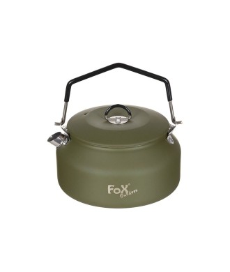 Olive stainless steel kettle - Fox Outdoor