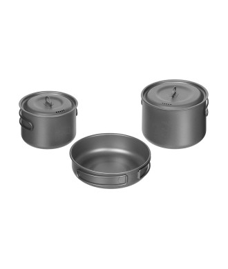 Set de 5 gamelles titane - Fox Outdoor