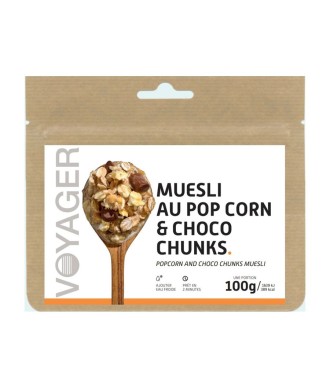 Muesli au pop corn & choco chunks lyophilisé