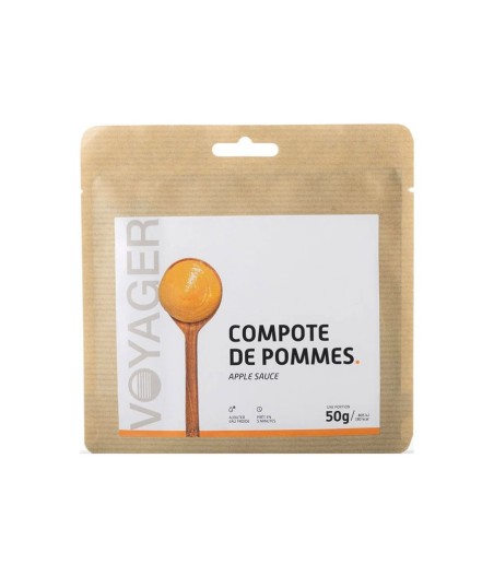 Compote de pommes lyophilisée