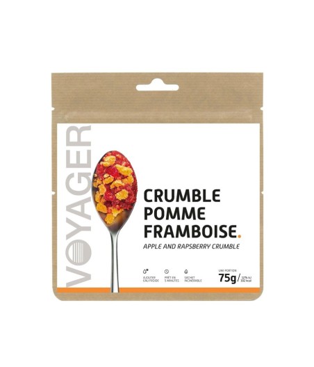 Crumble pomme-framboise...