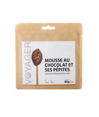 Mousse au chocolat et ses pépites lyophilisée