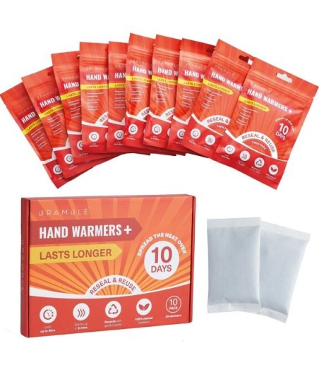 20 reusable hand warmers