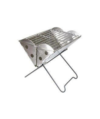 Foldable nomadic barbecue